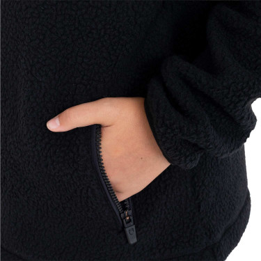 Unisex-Kinder-Fleecejacke aus Teddyfleece mit Reißverschluss und Kapuze Equestro Unisex-Kinder-Fleecejacke aus Teddyfleece mit Reißverschluss und Kapuze Equestro