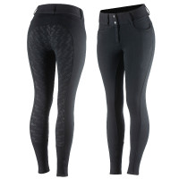 Thermoreithose mit Vollbesatz aus Silikon Mia Damen Horze Schwarz