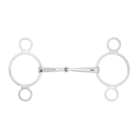 3-Ring Gebiss einfach gebrochen