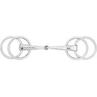 Fahrgebiss Wassertrense mit 4 Ringen