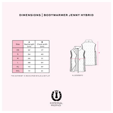 Reitweste Damen Jenny Hybrid – leicht & warm | Equi-Clic