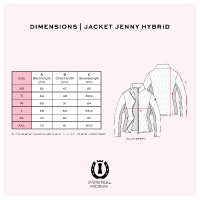 Damenjacke Imperial Riding Jenny Hybrid Schwarz