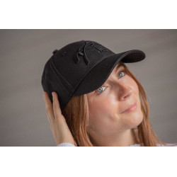 Reitkappe Naomi Pénélope – verstellbar, elegantes Herringbone Reitkappe Naomi Pénélope – verstellbar, elegantes Herringbone