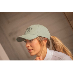 Reitkappe Naomi Pénélope – verstellbar, elegantes Herringbone Reitkappe Naomi Pénélope – verstellbar, elegantes Herringbone