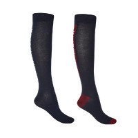 Unisex-Kniestrümpfe Logo 2er-Pack Kingsland