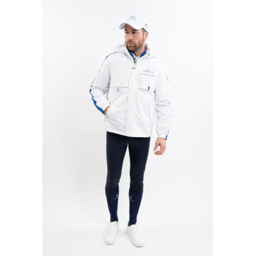 Regenjacke Reiten Unisex Weiß – CSIO La Baule Rolex Regenjacke Reiten Unisex Weiß – CSIO La Baule Rolex