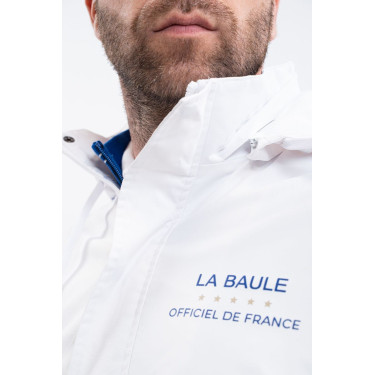 Regenjacke Reiten Unisex Weiß – CSIO La Baule Rolex Regenjacke Reiten Unisex Weiß – CSIO La Baule Rolex