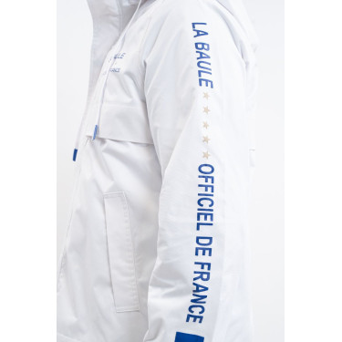 Regenjacke Reiten Unisex Weiß – CSIO La Baule Rolex Regenjacke Reiten Unisex Weiß – CSIO La Baule Rolex
