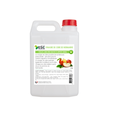 Reiner Apfelessig aus der Normandie 2,5L ESC Laboratoire Reiner Apfelessig aus der Normandie 2,5L ESC Laboratoire