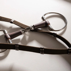 Olivenkopftrense Flex doppelt gebrochen sweet Iron 18mm 14,5cm