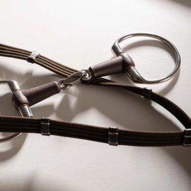 Olivenkopftrense Flex doppelt gebrochen sweet Iron 18mm 14,5cm