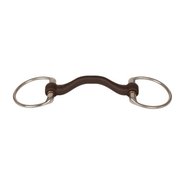 Olivenkopf Stangengebiss Flex mit Zungenfreiheit hart 20mm 14,5cm