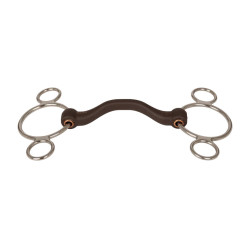 Pessoa 3 ring Gebiss Flex mit Zungenfreiheit hart 20mm 14,5cm