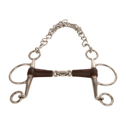 Pelham Flex doppelt gebrochen kurz medium 18mm 14,5cm Pelham Flex doppelt gebrochen kurz medium 18mm 14,5cm