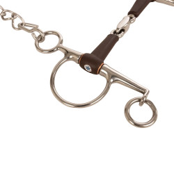 Pelham Flex doppelt gebrochen kurz medium 18mm 14,5cm Pelham Flex doppelt gebrochen kurz medium 18mm 14,5cm