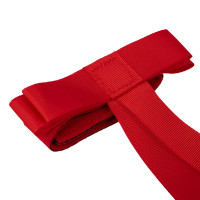 Rote Schleife mit Klettverschluss