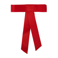 Rote Schleife mit Klettverschluss