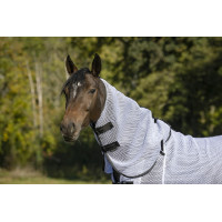 Halsabdeckung Equithème 3D Mesh Weiß