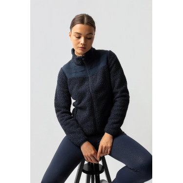 Reit-Fleecejacke Damen Horze Misha – warm & atmungsaktiv