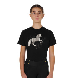 Kinder Reitshirt Baumwolle Equestro – Keep Calm & Fly Kinder Reitshirt Baumwolle Equestro – Keep Calm & Fly