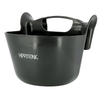 Tragbare Futterkrippe mit Haken Hippo-Tonic Schwarz