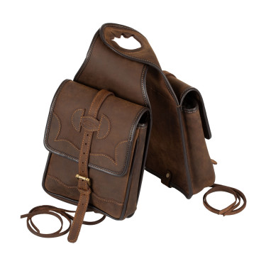 Ledersatteltasche für Westernsättel von Pool’s