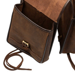 Ledersatteltasche für Westernsättel von Pool’s