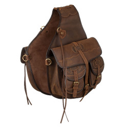Satteltaschen für Westernsattel aus verziertem Leder von Pool’s