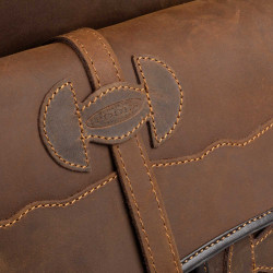 Satteltaschen für Westernsattel aus verziertem Leder von Pool’s
