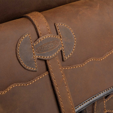 Satteltaschen für Westernsattel aus verziertem Leder von Pool’s