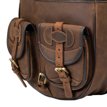 Satteltaschen für Westernsattel aus verziertem Leder von Pool’s