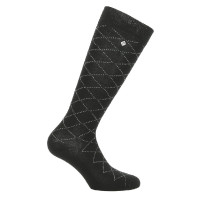 Chaussettes Equithème Résille Noir