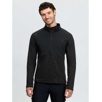 Herren Midlayer mit Viertel-Reißverschluss Schwarz LeMieux