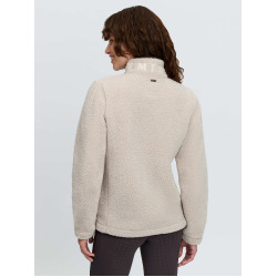 Heritage Teddyfleecejacke mit durchgehendem Reißverschluss Stone LeMieux