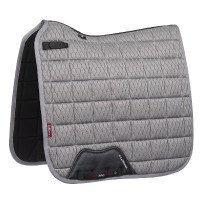 LeMieux Carbon Mesh Square Dressur Schabracke Grau