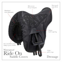 Dressursatteldecke LeMieux ProKit Ride On Schwarz Dressursatteldecke LeMieux ProKit Ride On Schwarz