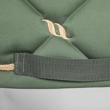 Satteldecke Dressur Night Collection Back On Track Olive Gr&uuml;n