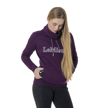 Sweatshirt mit Schornsteinkragen LeMieux mit Kapuze Sweatshirt mit Schornsteinkragen LeMieux mit Kapuze