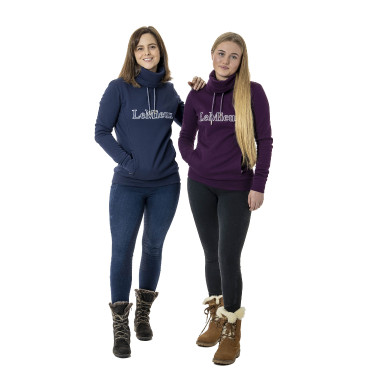 Sweatshirt mit Schornsteinkragen LeMieux mit Kapuze Sweatshirt mit Schornsteinkragen LeMieux mit Kapuze