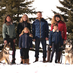 Parka Flags & Cup Kinder Niskiki Marineblau