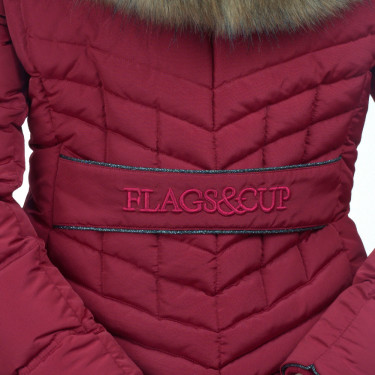 Parka Flags & Cup Kinder Niskiki Rot