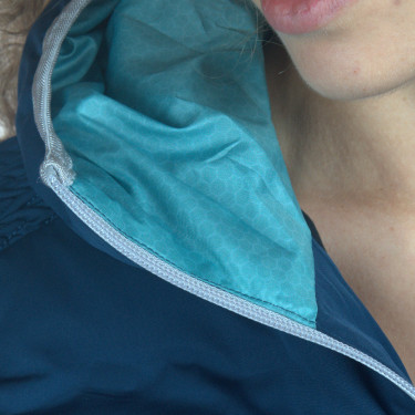 Parka Technique Flags & Cup Damen Atka Marineblau