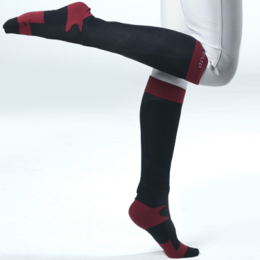 Socken Flags & Cup Unisex Emo Kaviar / Rot Schwarz