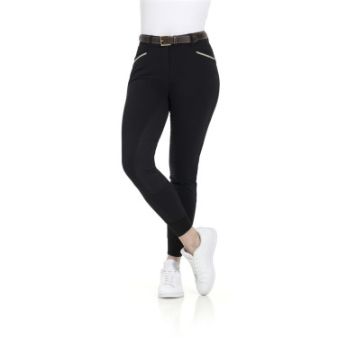 Reithose Equithème Gizel Silikon-Vollbesatz Schwarz Reithose Equithème Gizel Silikon-Vollbesatz Schwarz