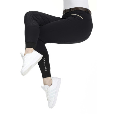 Reithose Equithème Gizel Silikon-Vollbesatz Schwarz Reithose Equithème Gizel Silikon-Vollbesatz Schwarz