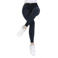 Reithose Equithème Gizel Silikon-Vollbesatz Marineblau