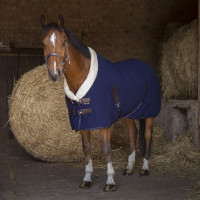 Fleecehemd Equithème Teddy Marineblau