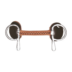 Gerade Spatel mit Finn-Tack-Lederbezug