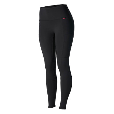 Damen High-Waist-Leggings Lara B Vertigo Schwarz