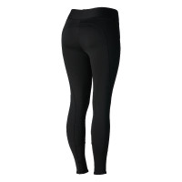 Thermoleggings Horze Active Damen mit Kniebesatz Schwarz